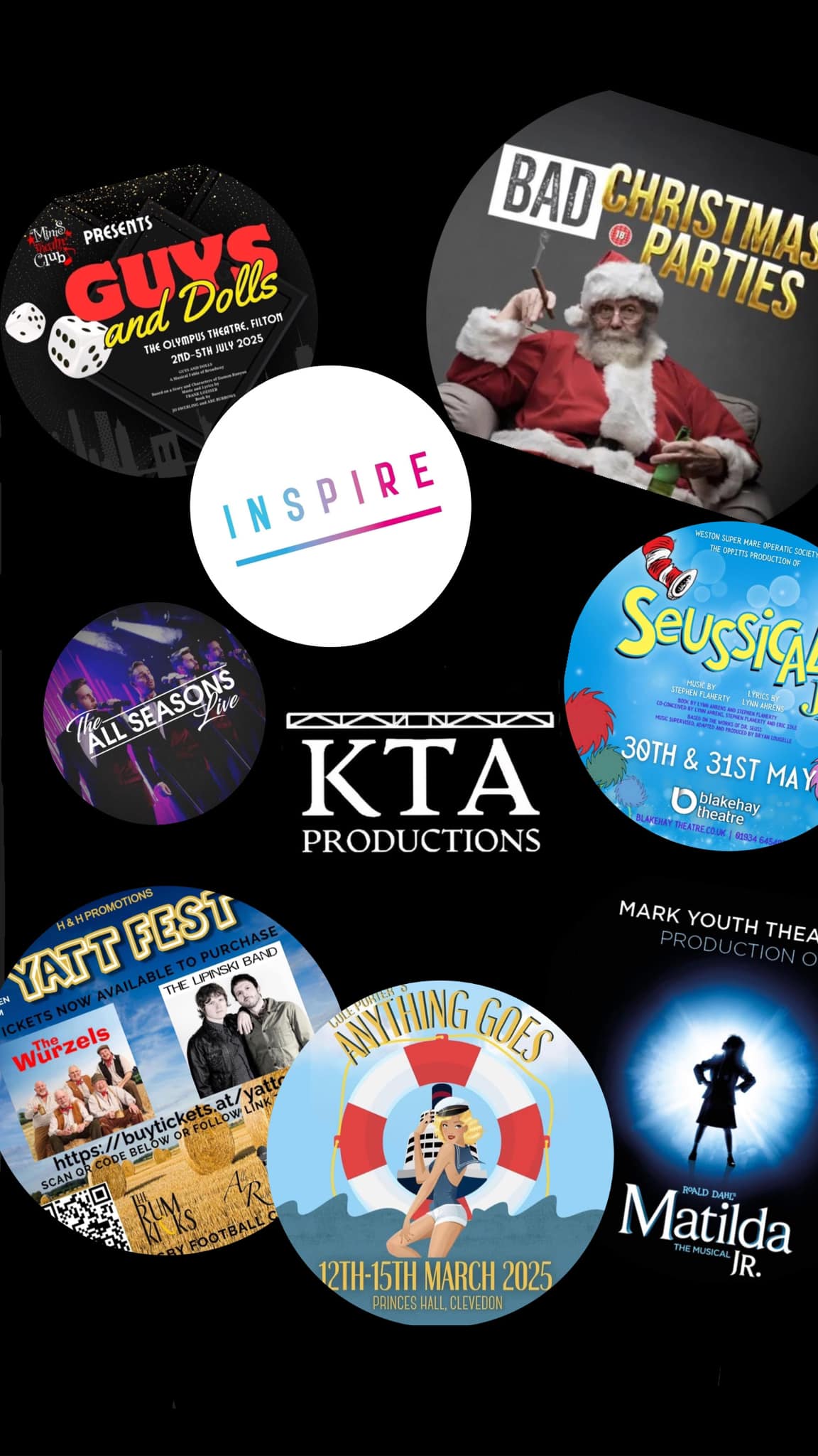KTA Productions clients and events portfolio