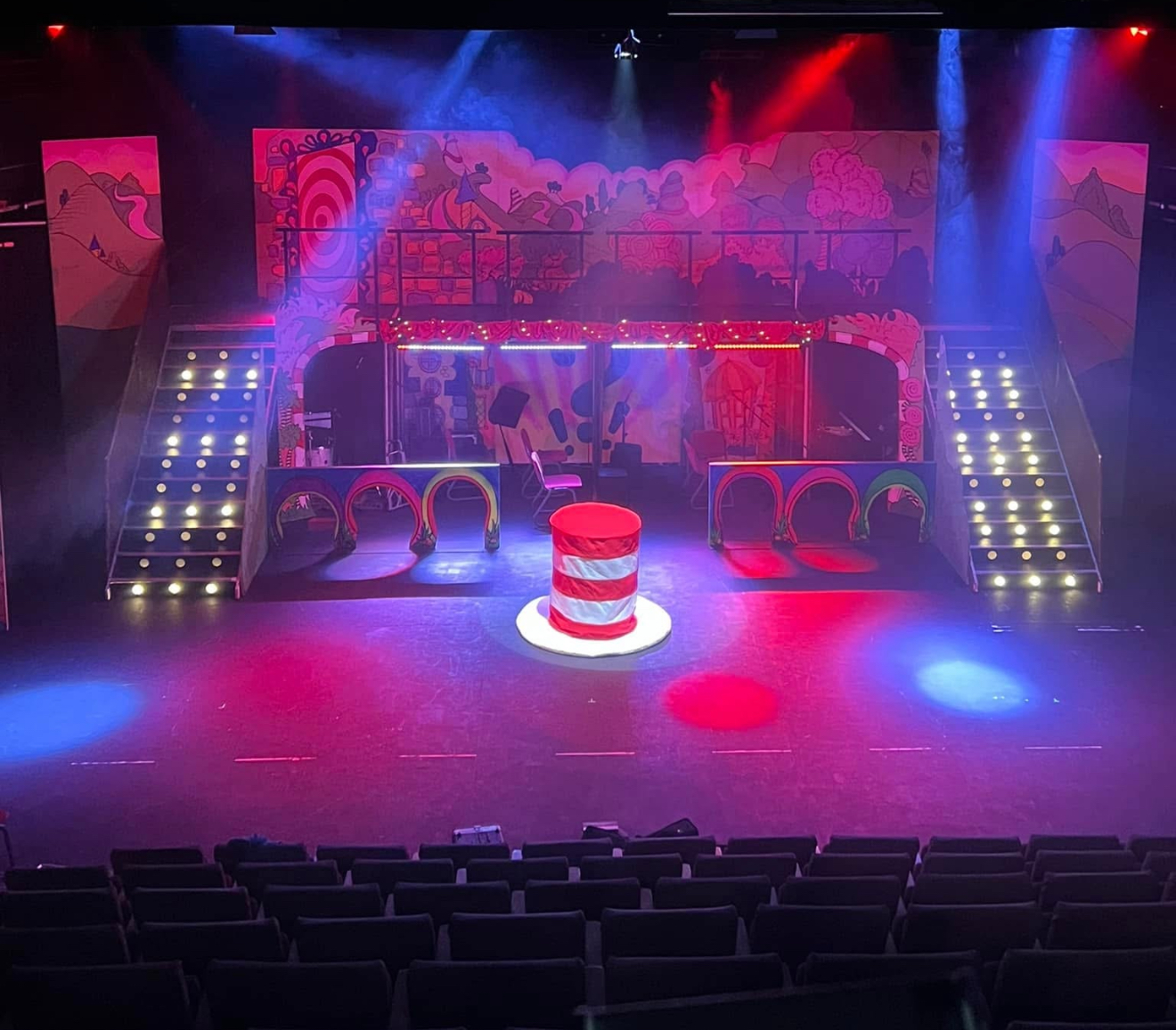 Seussical the Musical lighting and SFX
