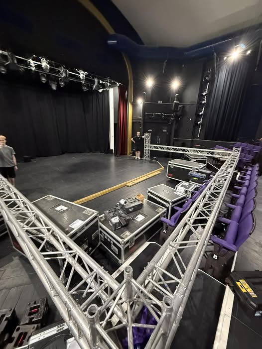 Theatre rigging and setup