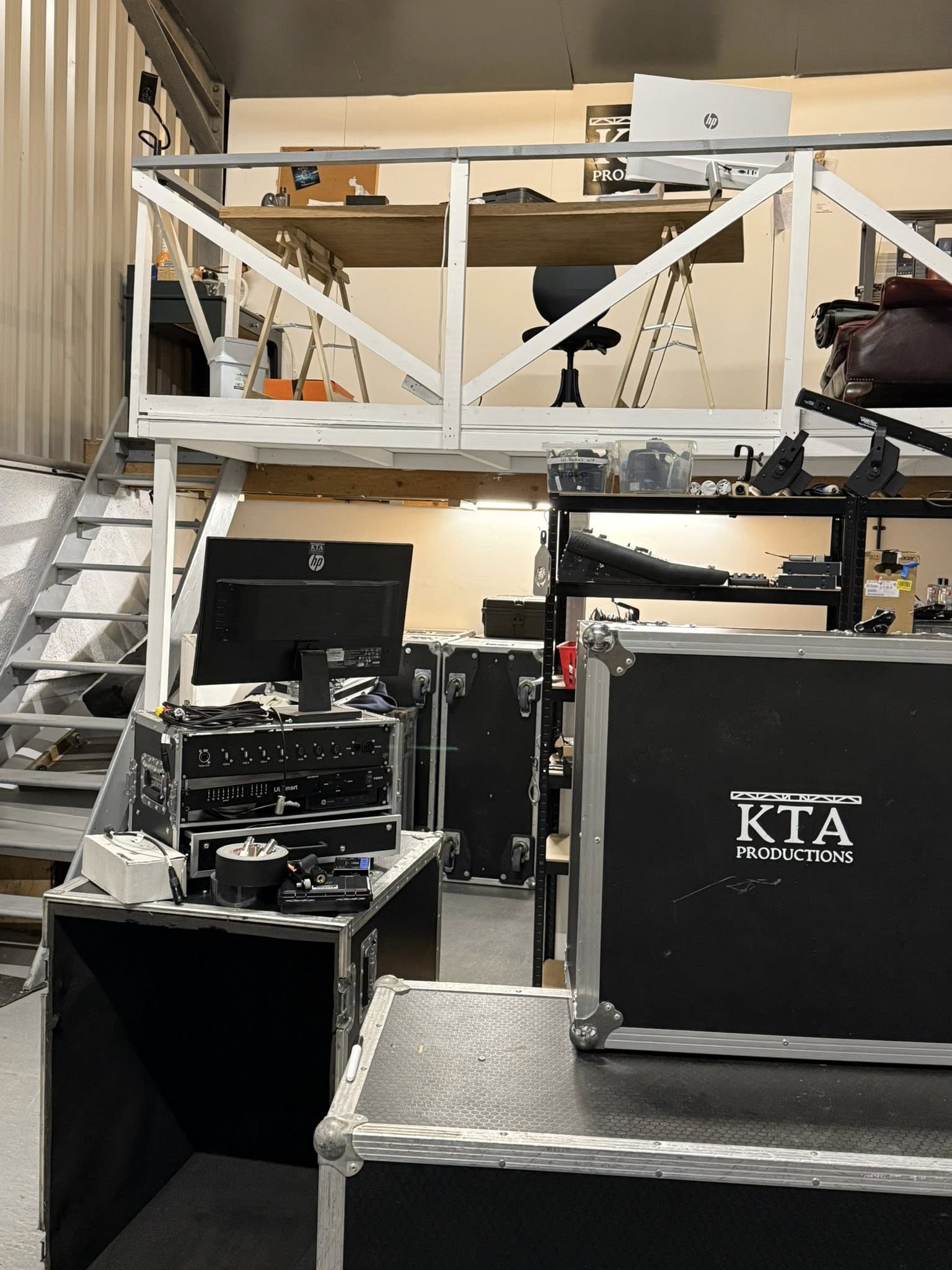 KTA Productions equipment warehouse